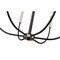 Z-Lite Haylie 6 Light Chandelier, Matte Black 479-6MB-BN - alternate 5